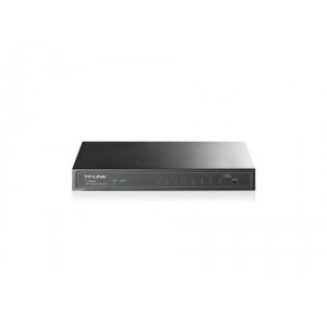 Switch Gigabit Smart 8 Puertos  Tp-Link Tl-Sg2008, Negro, 8 Puertos Tl-Sg2008
