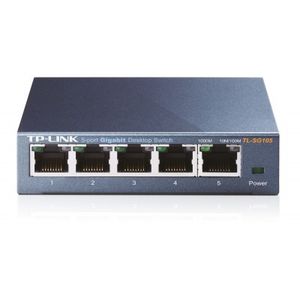 Switch Tp-Link Tl-Sg105, Negro, 5, 10/100/1000 Base-T(X) Tl-Sg105