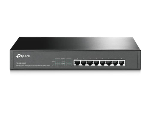 TP-LINK TL-SG1008MP switch No administrado Gigabit Ethernet (10/100/1000) Energía sobre Ethernet (PoE) Negro