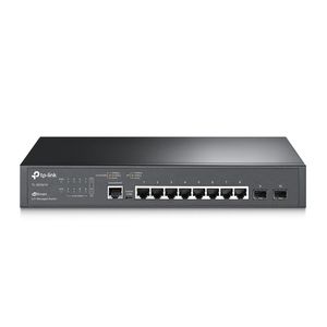 Switch Administrable Tp-Link, Negro, 10/100/1000Mbps, 8Ptos Tl-Sg3210