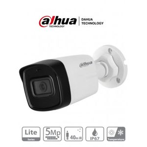 Cámara Bala Dahua Hdcvi Dh-Hac-Hfw1500Tln-0280B-S2, 5Mp, Lente 2.8Mm, Ir 40 Mts, Ip67, Starlight, Plástico, Un Año  Dh-Hac-Hfw1500Tln-0280B-S2
