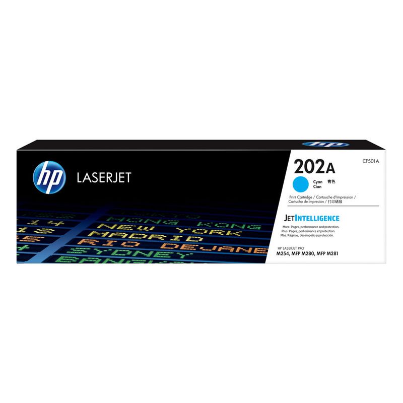 TONER LASER HP 202A CYAN CF501A