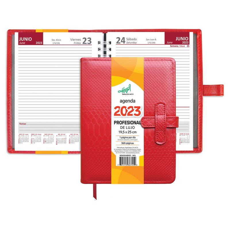 AGENDA-LUJO-PROFESIONAL-ROJO-CON-BROCHE
