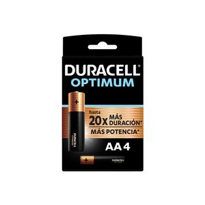 Pila Aa Duracell Optimum 4 Pilas 41333041339