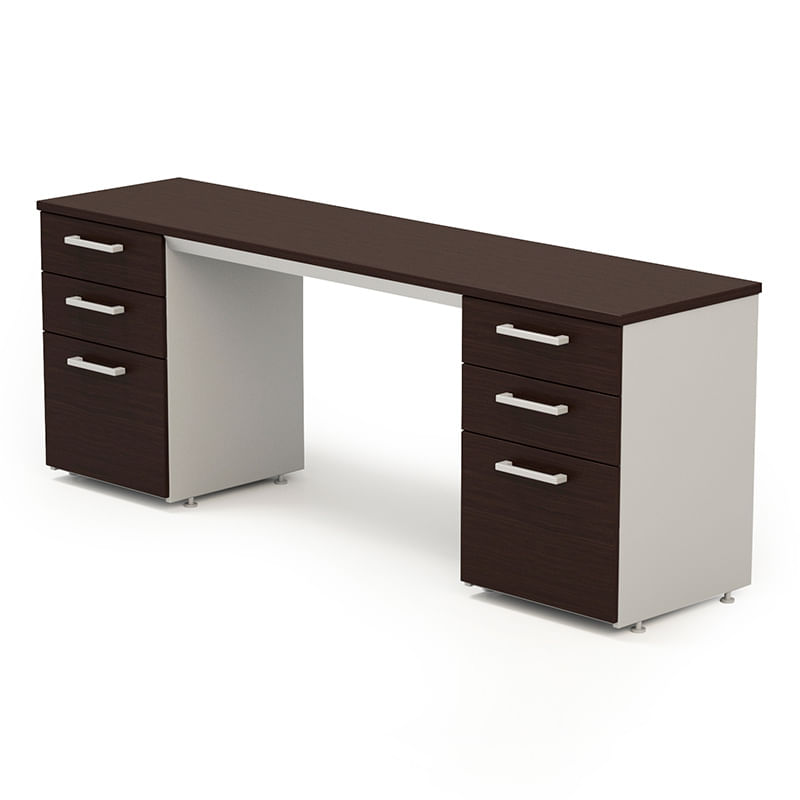 CREDENZA CON 2 PEDESTALES