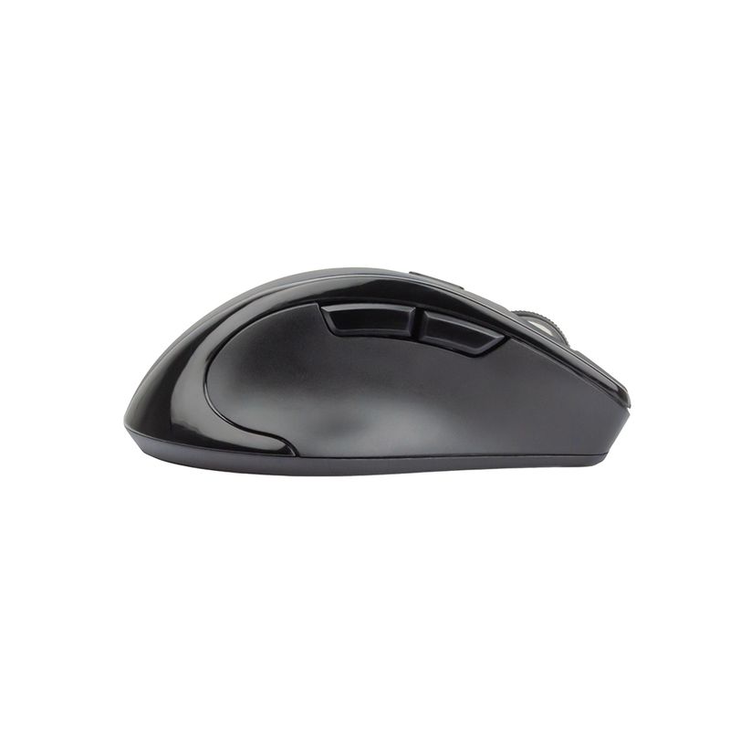 MOUSE INALAMBRICO ERGONOMICO PARA ZURDOS NEGRO
