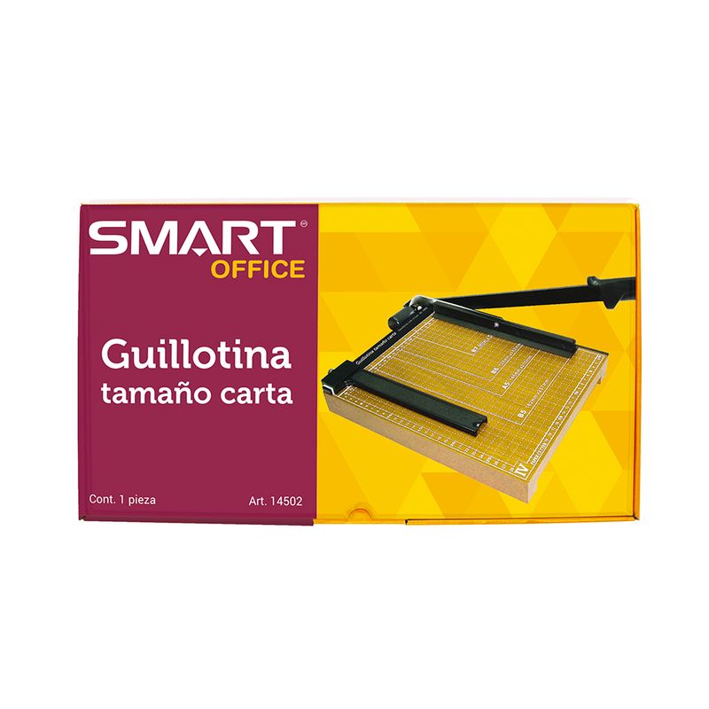 GUILLOTINA 12" CARTA BASE MADERA SMART