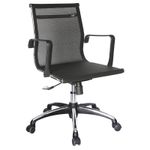 SILLON EJECUTIVO RESP BAJO MALLA TRAVIS NEGRO