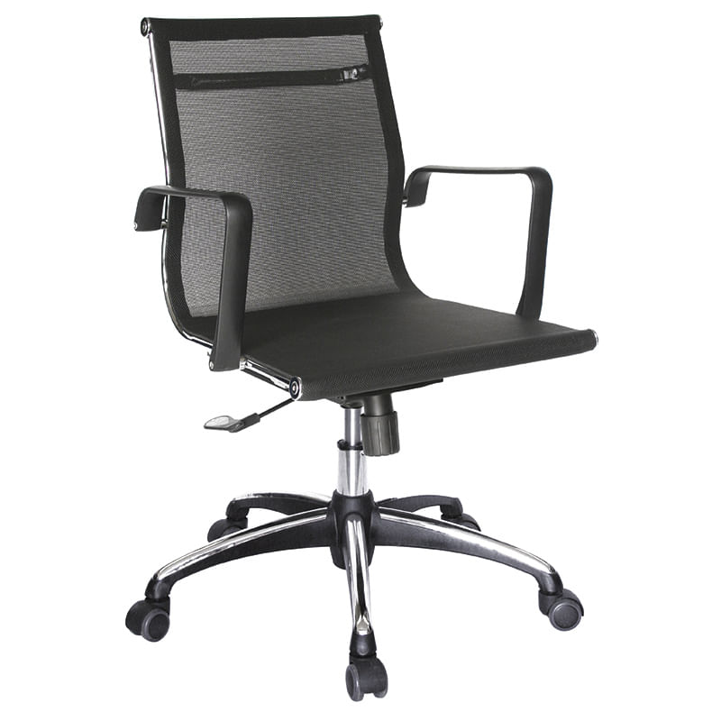SILLON EJECUTIVO RESP BAJO MALLA TRAVIS NEGRO
