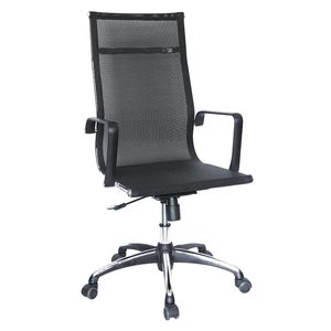 Sillon Ejecutivo Respaldo Alto Malla Travis Negro Ohe-295