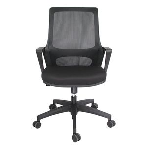 Sillon Ejecutivo Respaldo Medio Malla Neos Negro Ohe-75