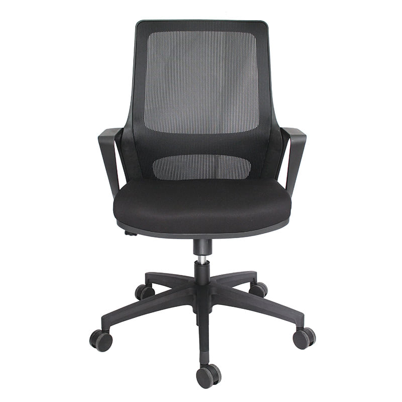 SILLON EJECUTIVO RESPALDO MEDIO MALLA NEOS NEGRO