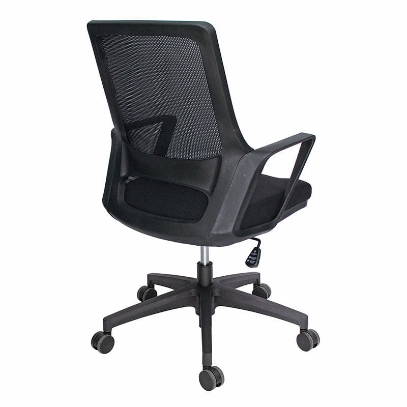 SILLON EJECUTIVO RESPALDO MEDIO MALLA NEOS NEGRO