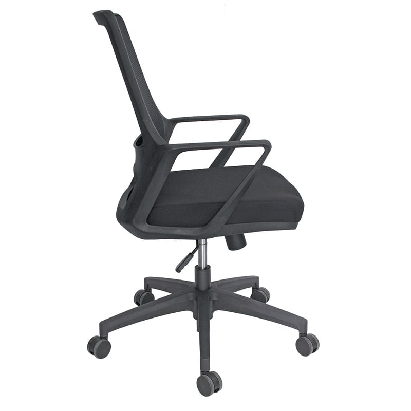 SILLON EJECUTIVO RESPALDO MEDIO MALLA NEOS NEGRO