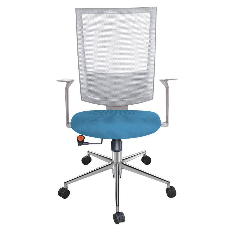 SILLON EJECUTIVO RESP ALTO MALLA FLASH AZUL
