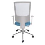 SILLON EJECUTIVO RESP ALTO MALLA FLASH AZUL