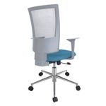 SILLON EJECUTIVO RESP ALTO MALLA FLASH AZUL
