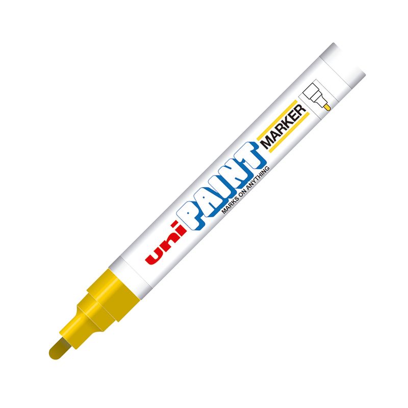 MARCADOR PERMANENTE UNI PAINT MARKER AMARILLO PX-20