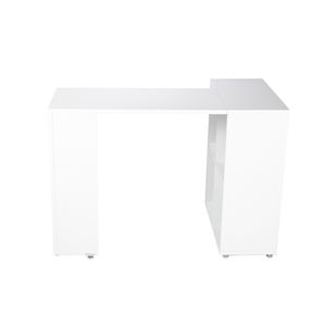 Escritorio Home Con Librero 1.08 Mt Blanco G91Esclib10860