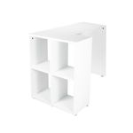 ESCRITORIO HOME CON LIBRERO 108 MT BLANCO