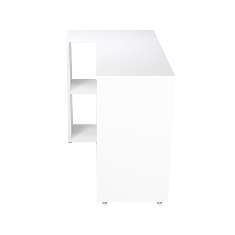 ESCRITORIO HOME CON LIBRERO 108 MT BLANCO