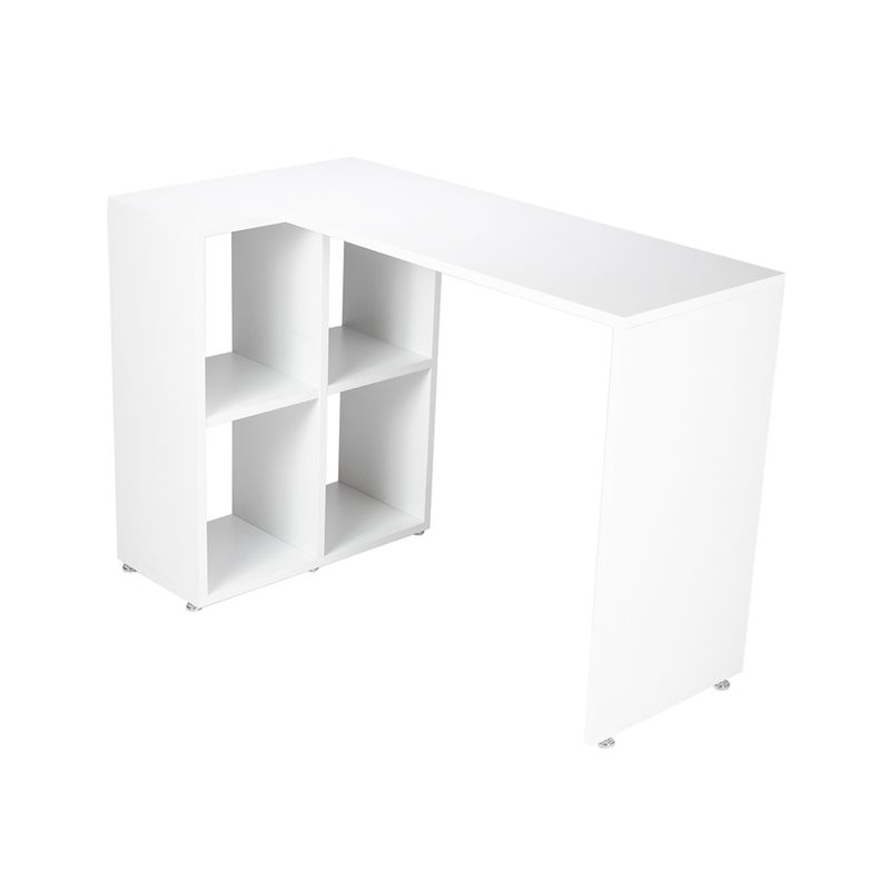 ESCRITORIO HOME CON LIBRERO 108 MT BLANCO