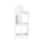 ESCRITORIO HOME CON LIBRERO 108 MT BLANCO