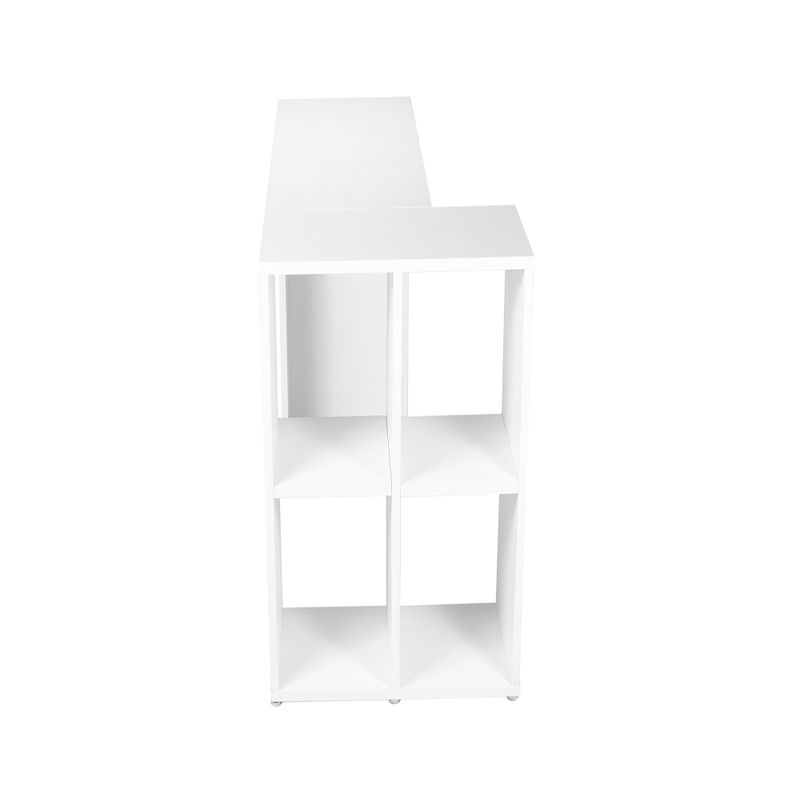 ESCRITORIO HOME CON LIBRERO 108 MT BLANCO