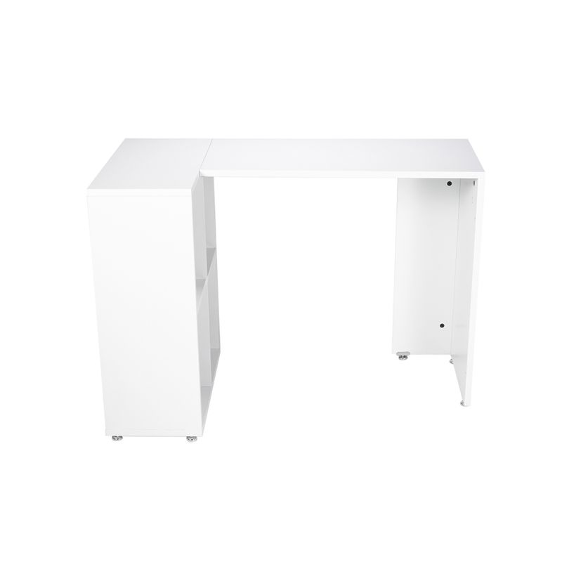 ESCRITORIO HOME CON LIBRERO 108 MT BLANCO