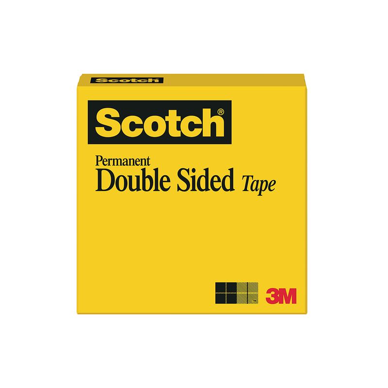 CINTA DOBLE CAPA 12MMX33M SCOTCH EN CAJA