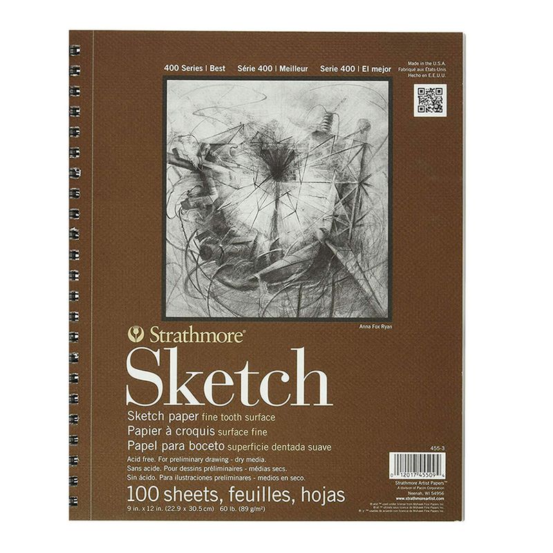 BLOCK DIBUJO 400 SKETCH PAD 9X12 SHT 100-12