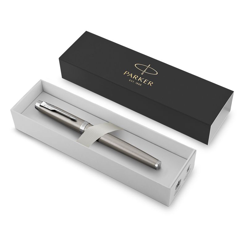 PLUMA ESTILOGRAFICA FINA STAINLESS STEEL CT