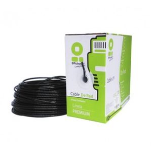Bobina De Gel Brobotix 183055, 305 M, Negro, Cat5E, Cca Utp 183055
