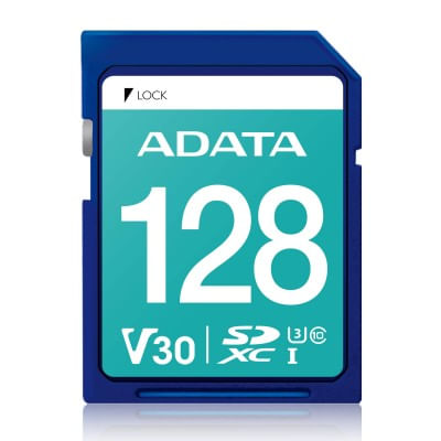 1673 - Secure Digital ADATA V30 SDXC UHS-I U3 ADATA ASDX128GUI3V30S-R