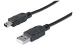 Manhattan 333375 cable USB 1,8 m USB 20 USB A Mini-USB B Negro