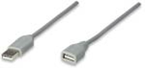 Manhattan USB 3m cable USB USB A Gris