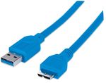 Manhattan-USB-A---MicroUSB-B-cable-USB-1-m-USB-3-2-Gen-1--3-1-Gen-1--Micro-USB-B-Azul