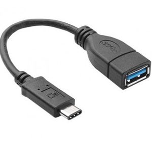 Cable Usb V3.0 Tipo C Brobotix 053161, Usb C, Usb A, Negro 053161
