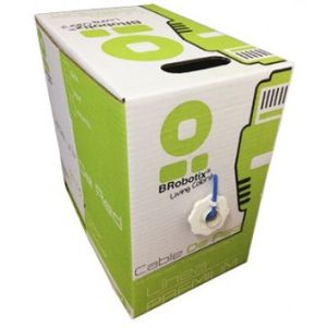 Bobina Brobotix 065740, 305 M, Gris, Interior, Cat5E, Cca 065740
