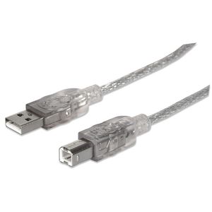 Cable Usb Manhattan, 5 M, Usb A, Usb B, Macho/Macho 345408