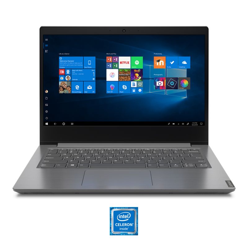 LAPTOP LENOVO V14-IGL 14" CELERON N4020, 4GB, 128GB SSD, WIN 10 HOME