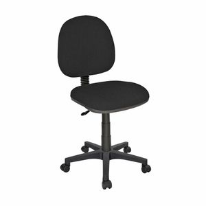 Silla Secretarial Sin Brazos Tela Contempo Negro Ohs-10