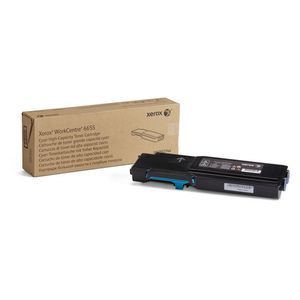 Cartucho Tóner Xerox, 7500 Páginas, Cian, Negro 106R02752