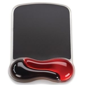 Alfombrilla Para Ratón Y Reposamuñecas Kensington® Duo Gel Rojo Negro P5116 P5116