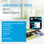 CARTUCHO DE TINTA HP 21 NEGRO C9351AL