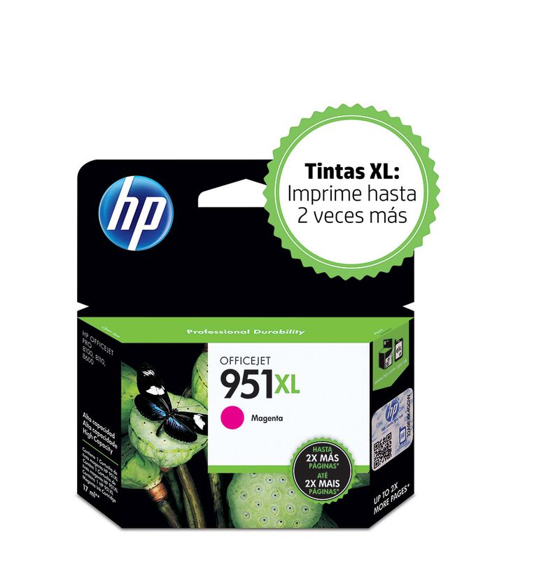 CARTUCHO DE TINTA HP 951XL MAGENTA  CN047AL