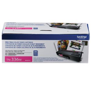 Cartucho Tóner Brother, 3500 Páginas, Magenta, Laser, Negro Tn336M