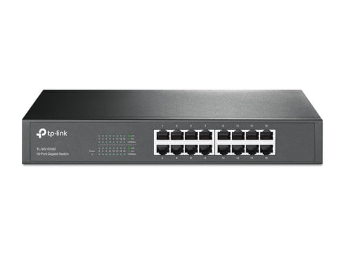 TP-LINK TL-SG1016D switch Gestionado L2 Gigabit Ethernet (10/100/1000) Negro