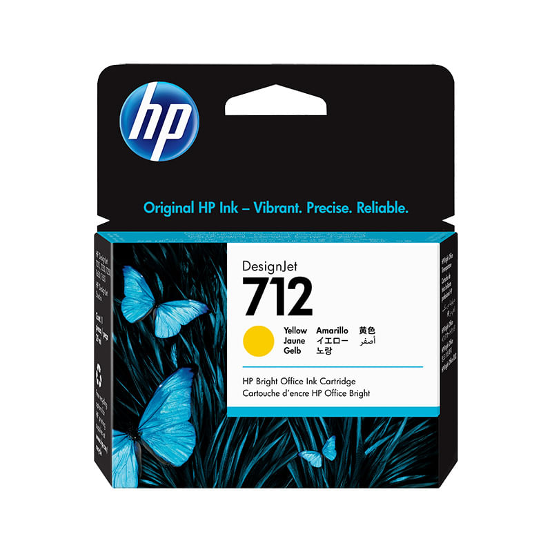 CARTUCHO DE TINTA HP 712 AMARILLO 3ED69A