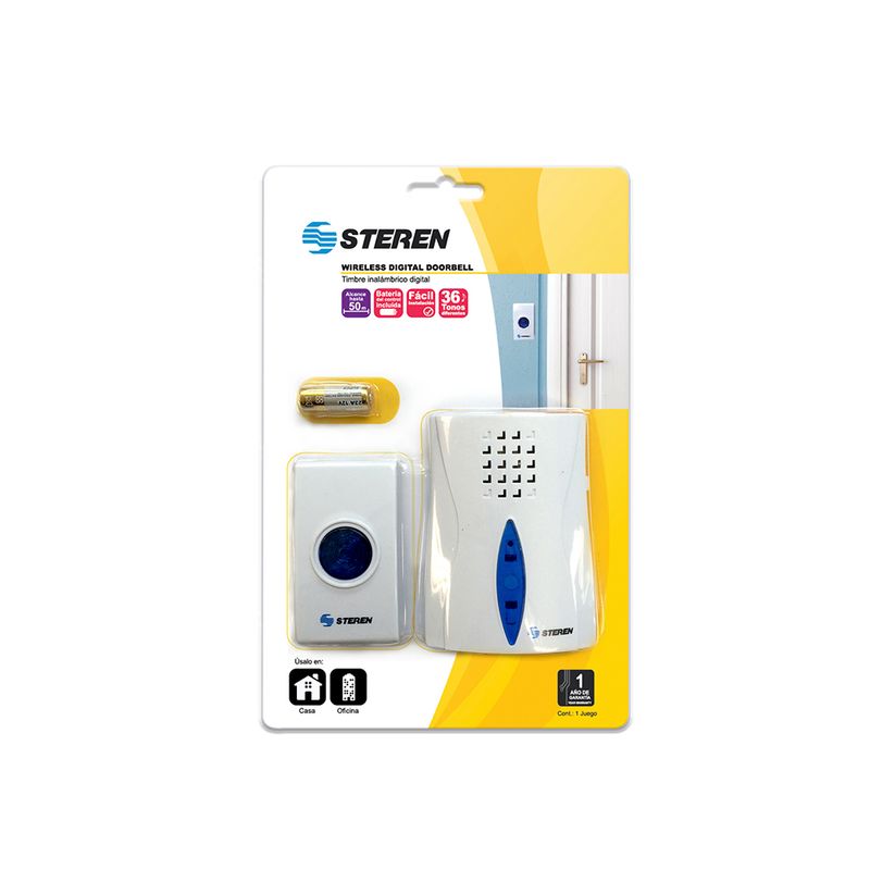 TIMBRE INALAMBRICO DIGITAL MARCA STEREN